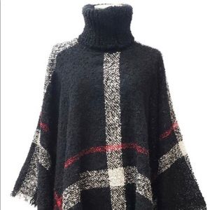 Turtle Neck Poncho